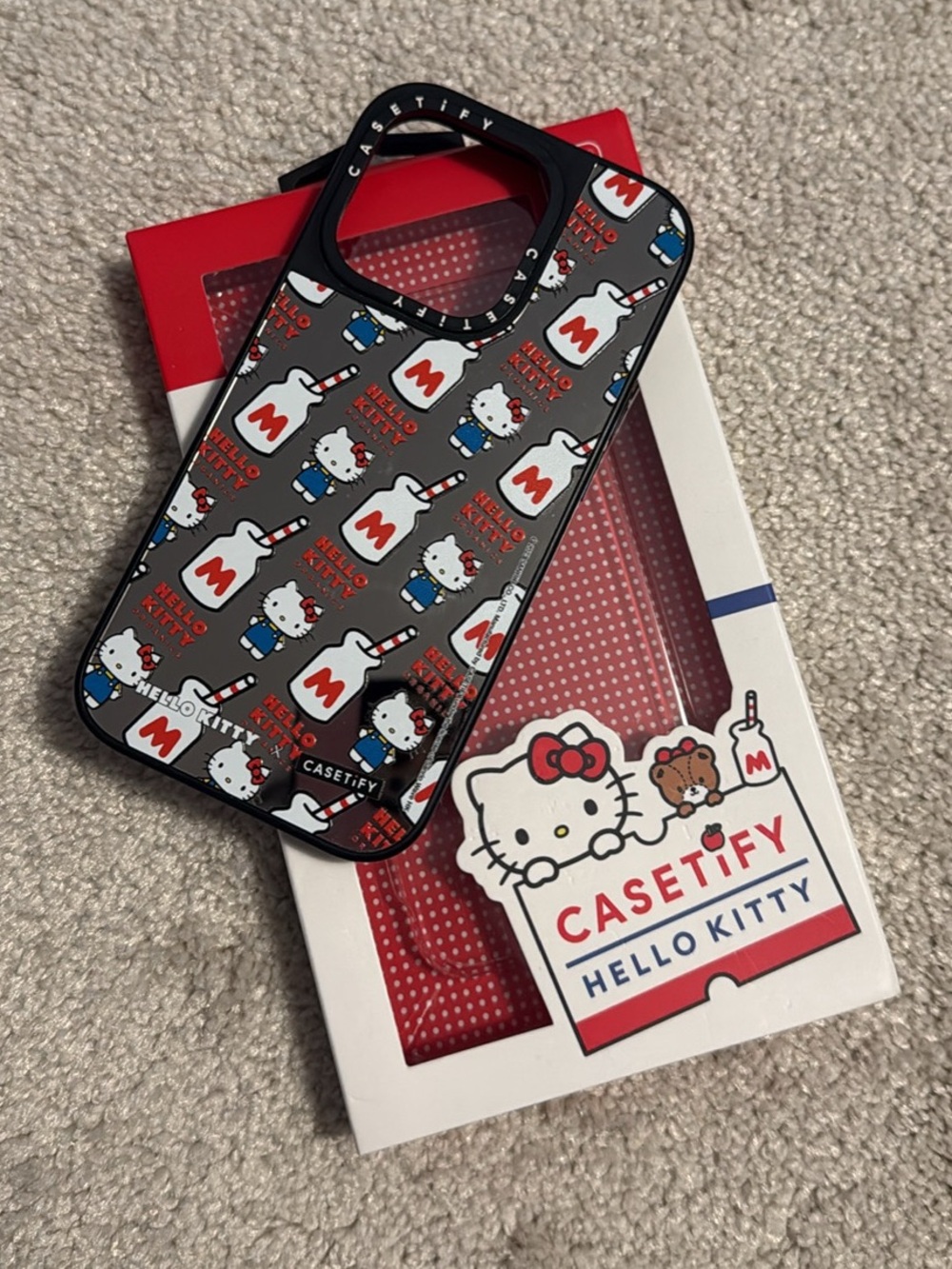 CASETiFY x Hello Kitty Organic Milk Medley Phone case (iPhone 14 pro)